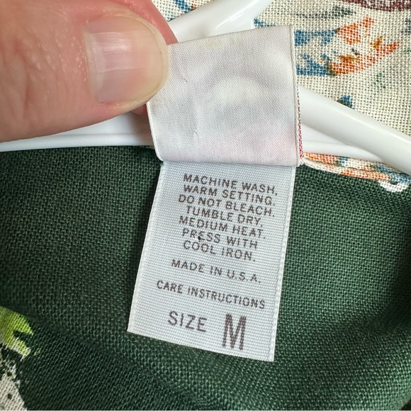 Jantzen Reverse Print Vintage Men’s Hawaiian Shirt M Made in USA - Picture 8 of 8